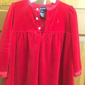 Ralph Lauren Infant velour dress